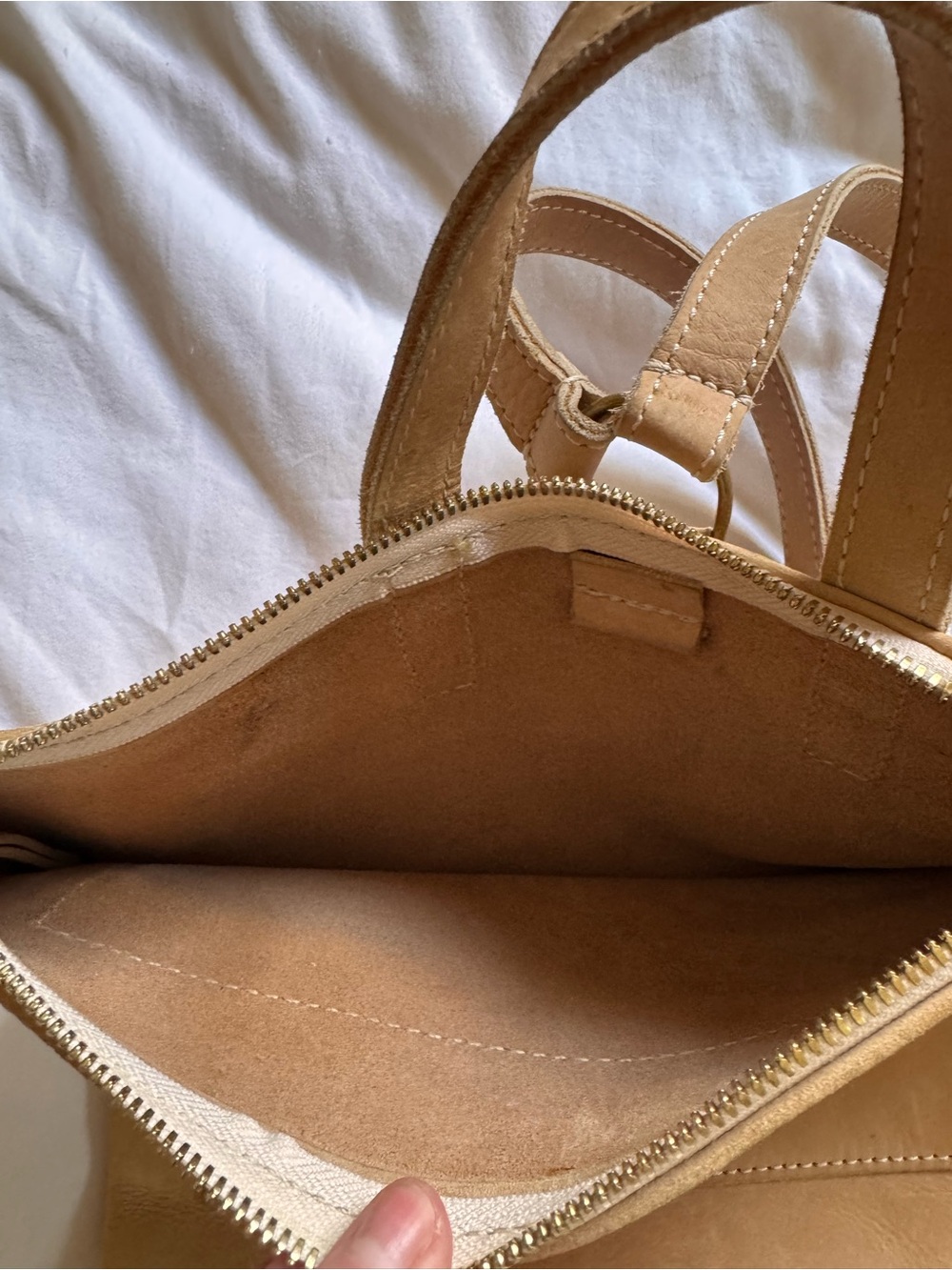 Parker Clay Miramar Leather Backpack - Sand - Picture 11 of 11